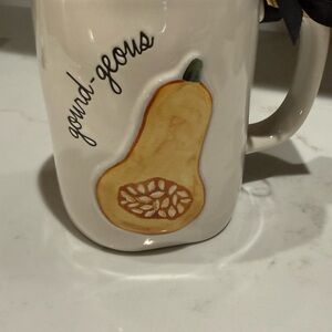 Rae Dunn White “Gourd-geous” Mug